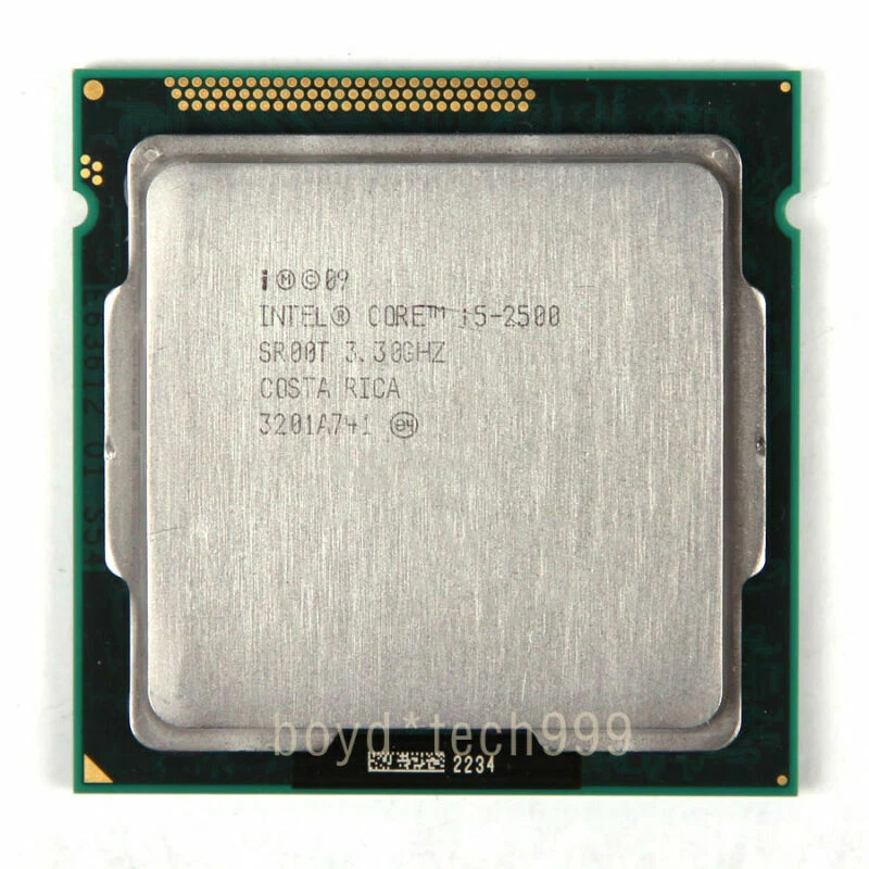 Intel Core i5 i5-2500 Processor 3.3 GHz/6M/5GT/s DMI (SR00T) LGA 1155 / H2 CPU - Image 1 of 1