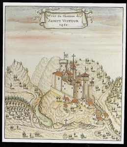 2002  --  VUE DU CHASTEAU DE SAINCT VICTOUR  EN 1460  SAINT VICTOR  LOIRE 3R924 - Picture 1 of 1