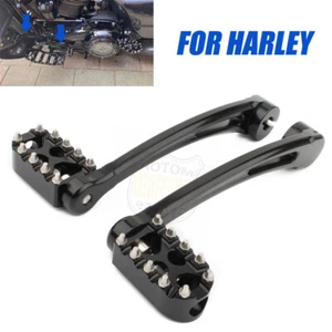 Heel Toe Shift Lever w/ Shifter Peg For Harley Touring Road Glide Softail Fatboy - Picture 1 of 16