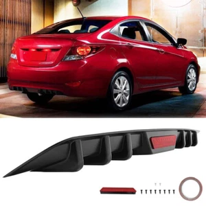 Car Rear Bumper Diffuser Lip Shark Fins Splitter Spoiler For Dodge Attitude SXT - Picture 1 of 13