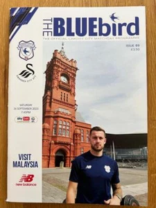16/09/2023 Cardiff City Football Program V Swansea. Juego de campeonato - Imagen 1 de 1