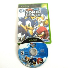 Sonic Heroes (Microsoft Xbox, 2004) Video Game, Tails, Knuckles, Golden Rings