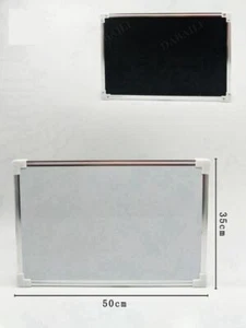 Lavagna Doppia 2in1 Magnetica Nera Bordi Alluminio 35x50cm Ufficio Scuola bal - Foto 1 di 1