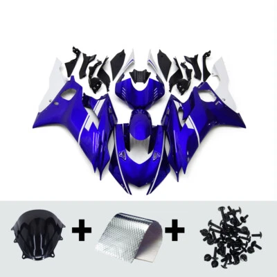 Kit de carenado de inyección blanco azul para Yamaha YZF600 R6 2017 - 2021 kit de carrocería ABS Foto 1 de 4