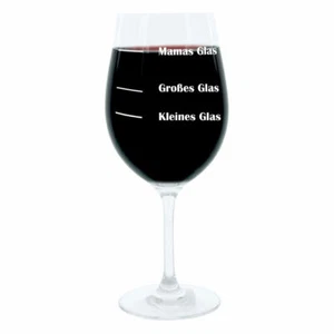 Leonardo Wine Glass XL Mamas Glass Mum Mother Gift Engraving Wine Glass 610ml - Picture 1 of 4