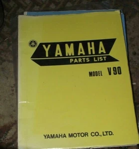 MANUAL LISTA REPUESTOS YAMAHA V90 - Imagen 1 de 1
