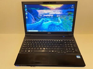 Fujitsu Lifebook AH532 15.6" Screen i3-3120M 128GB SSD 4GB Ram Windows 10 Laptop - Picture 1 of 12