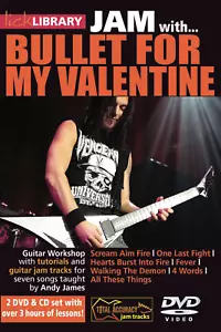 Lick Library LEARN TO PLAY BULLET FOR MY VALENTINE Guitar Lessons DVD Jam Tracks - Picture 1 of 1