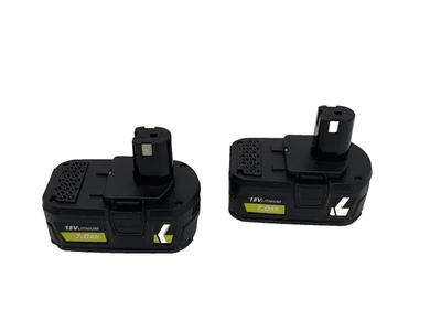 Batería de litio Gearsoft 18V 7,0 Ah RBL1810 herramienta eléctrica de iones de litio paquete de 2 repuestos Foto 1 de 4