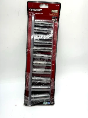 Husky 11-Piece 1/2" Drive Deep Socket Set (MM) - Image 1 of 4