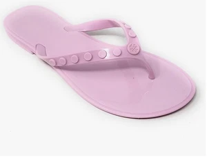 NEU TORY BURCH NIETEN JELLY SANDALEN FLIP FLOPS PETUNIE PINK 9 - Bild 1 von 4