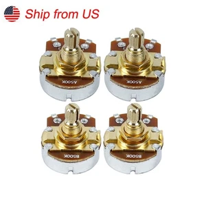 Fleer Bassgitarre Big Potentiometer 2 A500K + 2 B500K Potis Kupfer Kurzschaft - Bild 1 von 9