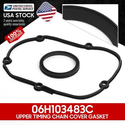 Junta de cubierta de cadena de distribución superior duradera para Volkswagen Eos 2009-2016 2,0 L Foto 1 de 4