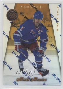 Espejo Pinnacle 1997-98 certificado dorado Mark Messier #43 patio - Imagen 1 de 3