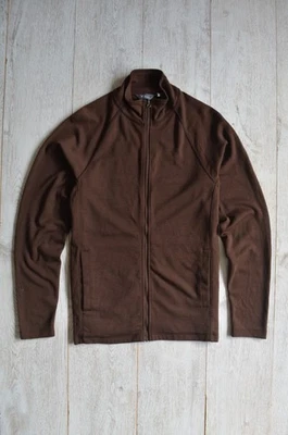 Ibex Men's Merino Wool Full Zip Long Sleeve Sweater-Pullover/Size M/Brown Color - Image 1 of 4