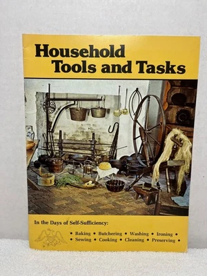 HOUSEHOLD TOOLS TASKS Smith Primitives History Baking Butchering Sewing Cooking - Image 1 of 4