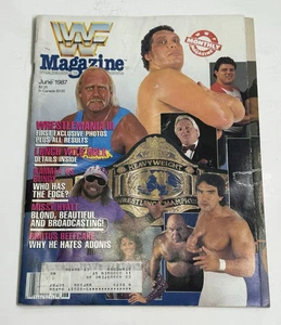 Revista WWF Junio 1987 HULK HOGAN, Andre the Giant Catálogo de Mercancías - Imagen 1 de 22