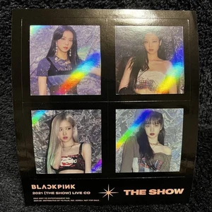 BLACKPINK The Show Live CD Sticker Set Jisoo Jennie Rosé Lisa K-pop From Japan - Imagen 1 de 1