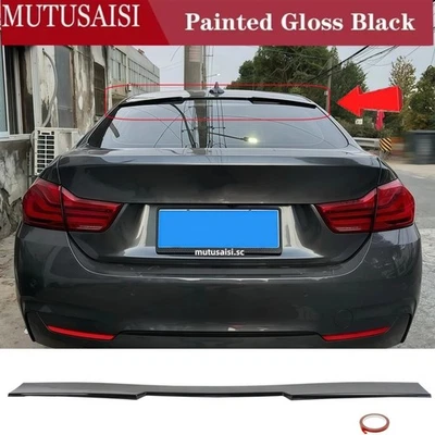 For BMW 4DR F36 430i 435i 2015-2020 Rear Spoiler Roof Wing M-Style (Gloss Black) - Image 1 of 4