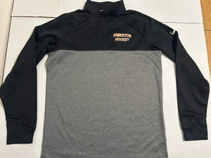 Mens Nike Princeton Hockey size M Golf Long Sleeve 1/4 Zip Shirt Pullover - Picture 1 of 6