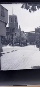 GLASS NEGATIVE NORWICH FESTIVAL HOUSE PUB CHURCH & STREET NORWICH 2.5" x 3.5" - Imagen 1 de 2