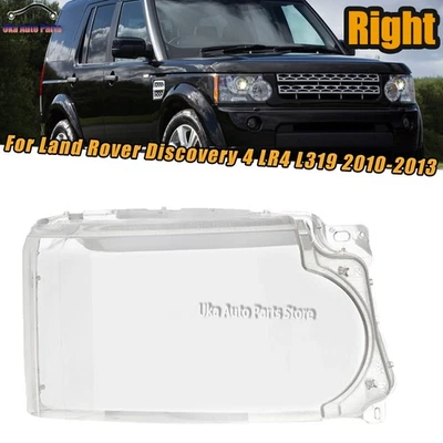 Right Headlight Len Cover For Land Rover Discovery 4 LR4 2010-13 Headlamp Shell - Image 1 of 4