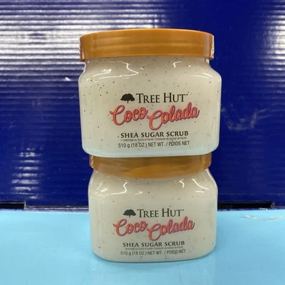 2X Tree Hut Shea Sugar Scrub Coco Colada 18 Oz - Image 1 of 4