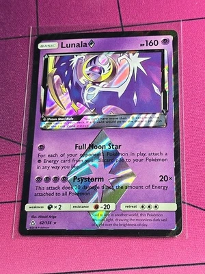 Pokemon TCG Lunala Prism Ultra Prism # 62/156 Reverse Holo Holo Rare - Image 1 of 2