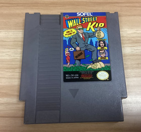 Wall Street Kid NES Nintendo Tested in Pics Careful Shipping Funny Odd Game