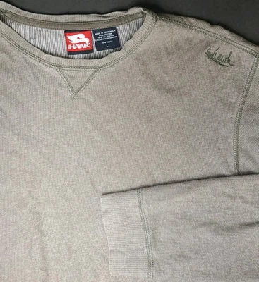 Camisa Térmica Tony Hawk Para Hombres Manga Larga Tostada Talla L Ligera Patín Cuello Redondo Foto 1 de 4