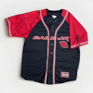 Dale Earnhardt Jr. Chase Baseball Jersey Men’s Sz Med Authentic Budweiser NASCAR - Picture 1 of 10