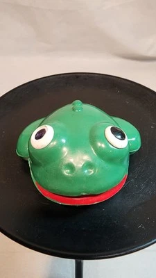 Vintage Lehmann 912 Friction Frog Made in Western Germany Friction Toy, WORKS!! — 第 1/4 张图片