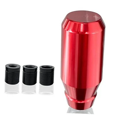 Perilla de cambio de aluminio de 3,15" para automático sin botones y rojo de velocidad de 3,15"-rojo Foto 1 de 4
