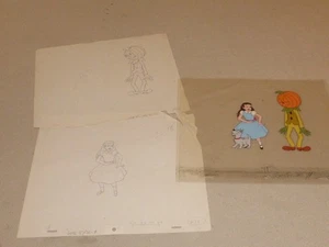 ORIGINAL 1972 JOURNEY BACK TO OZ TOTO ANIMACIÓN FILMACIÓN CEL SKETCH PRODUCTION - Imagen 1 de 7