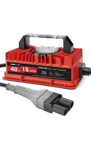EPOWREY 48 Volt 15 Amp Golf Cart Battery Charger C-E8-48V15A-YMH For Yamaha - Picture 1 of 5