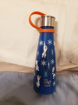 Disney OLAF Frozen SIP by Swell Bottle 10oz/295ml carry loop Stainless Steel - Image 1 of 4