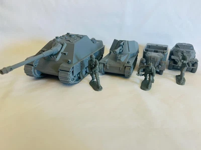 Вторая мировая война (x4) немецкий автомобиль упаковка #4: масштаб 1/32 армейские мужчины - Изображение 1 из 4