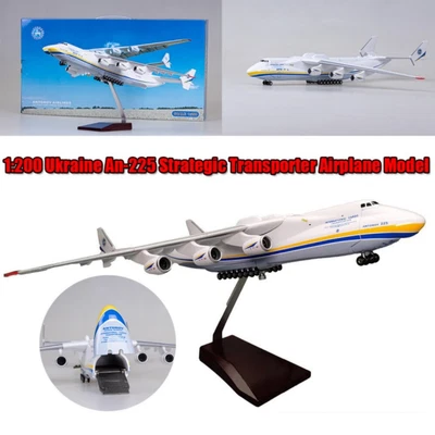 1:200 Ucrania Antonov An-225 Transportador Estratégico Avión Modelo Decoración Foto 1 de 4