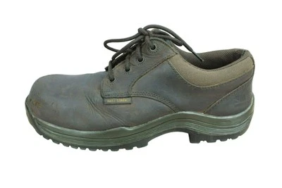 Dr. Martens BlackLeather скольжения устойчивый стальной носок Оксфорд безопасности обувь Великобритании 8 США 10 - Изображение 1 из 4