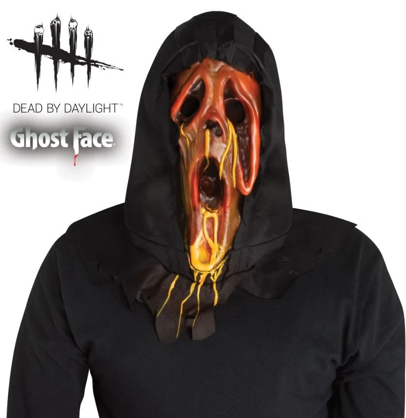 Official SCORCHED Ghost Face® Mask Hooded Scream Halloween Dead by Daylight 15+ - Image 1 of 1