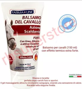 Gel BALSAMO DEL CAVALLO Forte Rimedio Naturale Effetto Scaldante Dolori Muscoli - Foto 1 di 1