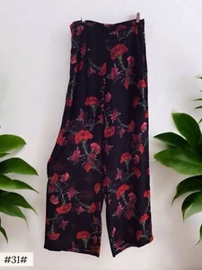 WE ARE KINDRED Women's Floral Wide Leg Pants Flare Size 10 #31 Gar# - Picture 1 of 5