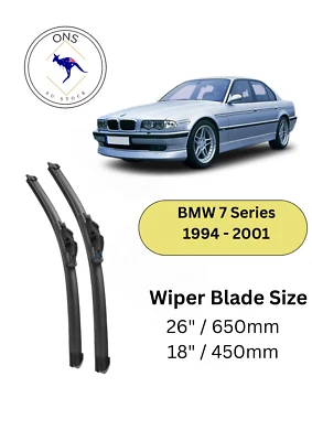 WIPER BLADES FOR BMW 7 SERIES 1994-2001 (E38) - image 1 of 4