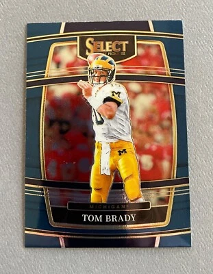 2022 Panini Select Draft Picks Tom Brady #32 Michigan - Image 1 of 2