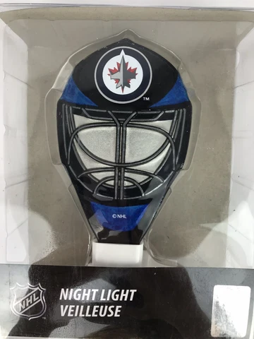 Winnipeg Jets Goalie Mask Glass Night Light NHL Hockey New Cover
