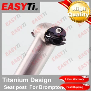 EasyTi /Titanium Seatpost 31.6mm for Folding bicycle - Picture 1 of 5