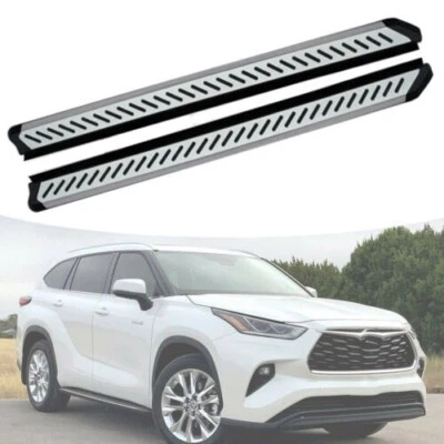 Running Boards Side Steps Pedal Nerf Bar fits for Toyota Highlander XU70 2020-25 - Image 1 of 4