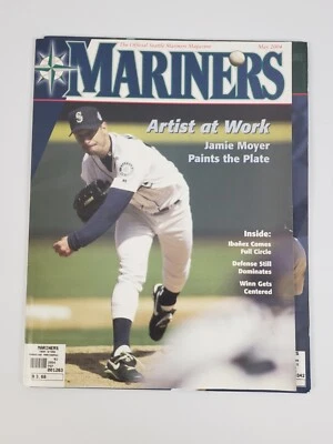 Official Seattle Mariners Magazine May 2004 Jamie Moyer w/ Scorecard - Image 1 of 4