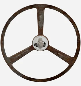 BABE RUTH STEERING WHEEL WELLS MOTOR COMPANY JOHNNY SYLVESTER ~1926 WORLD SERIES - Picture 1 of 18