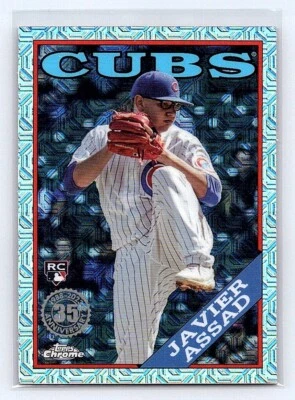 2023 Topps Update '88 Topps Silver Pack Chrome #T88CU25 Javier Assad RC - Image 1 of 2